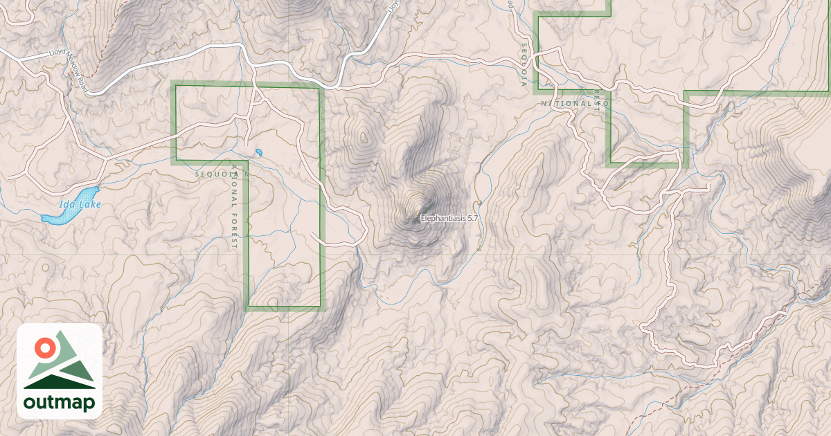 Map of Elephantiasis