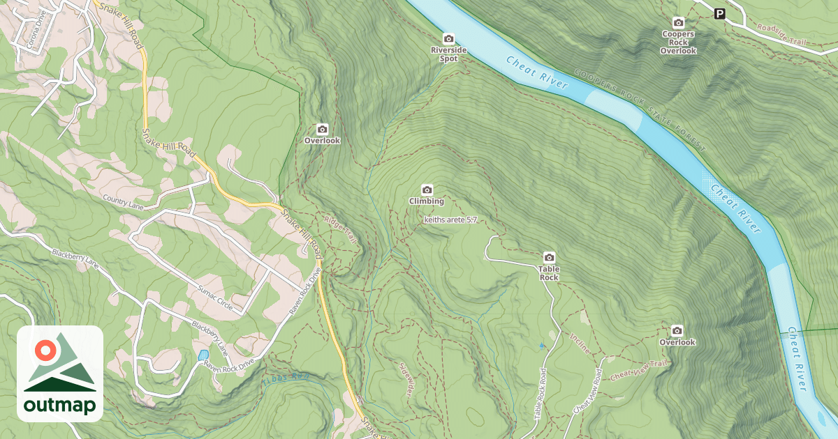 Map of keiths arete