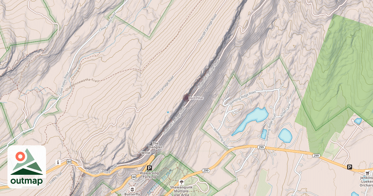 Map of Red Pillar
