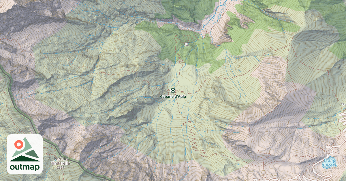 Map of Cabane d'Aula
