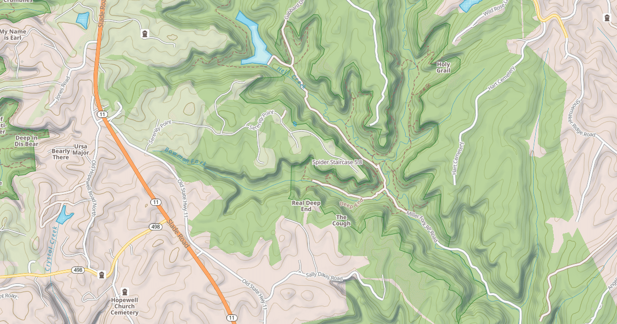 Map preview of Spider Staircase