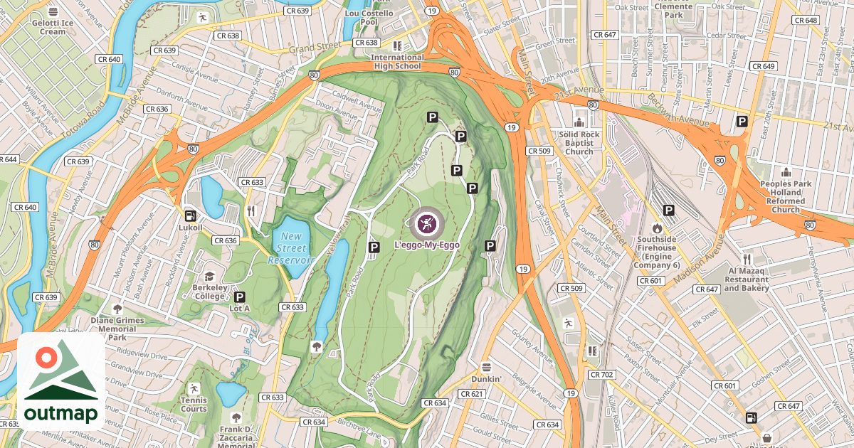 Map of L'eggo-My-Eggo