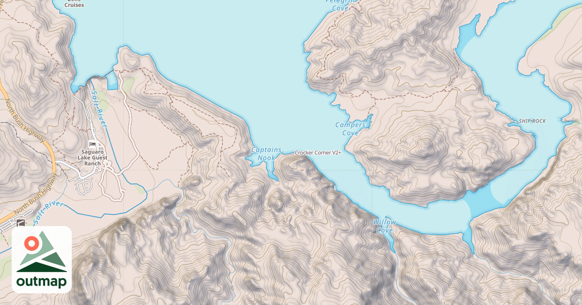 Map of Crocker Corner