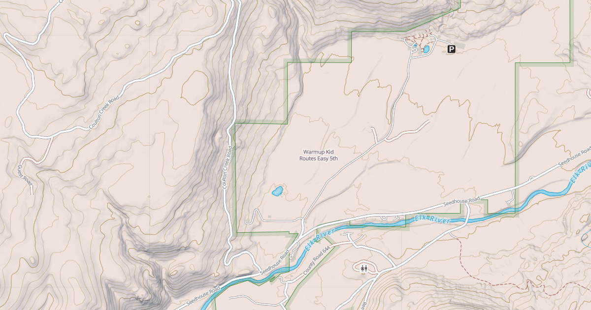 Map preview of Warmup Kid Routes