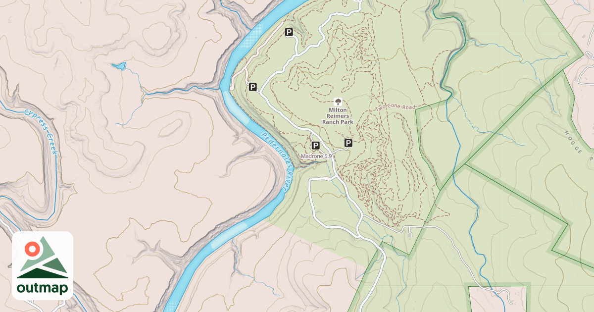Map of Madrone