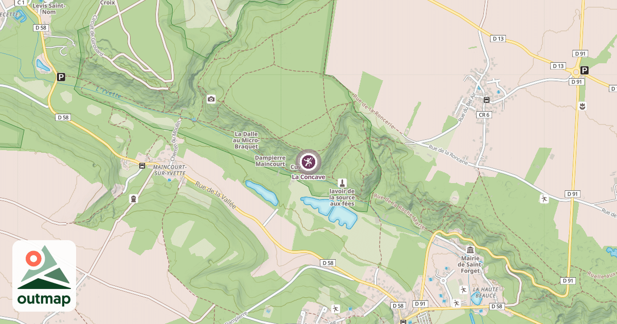 Map of La Concave