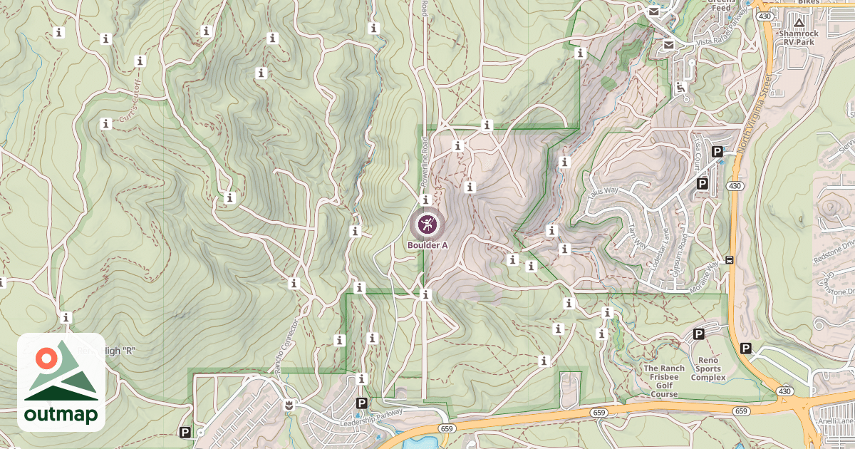 Map of Boulder A