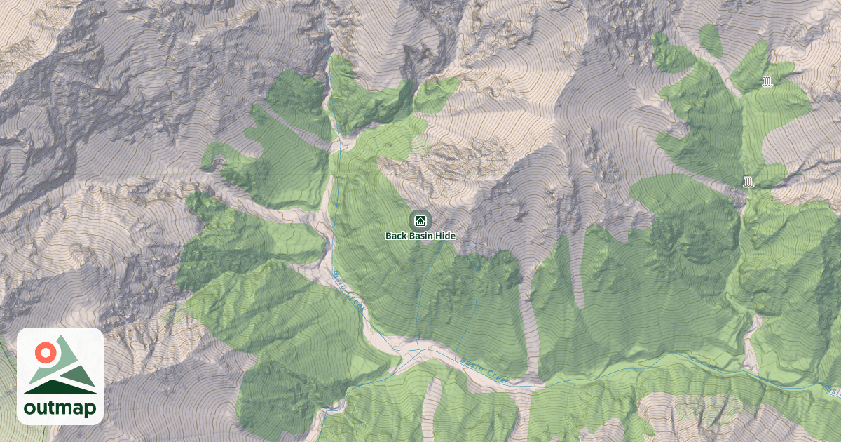 Map of Back Basin Hide