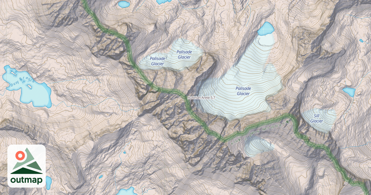 Map of Austrian Arete