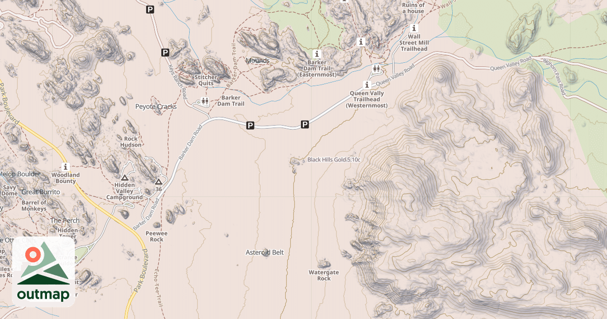 Map of Black Hills Gold