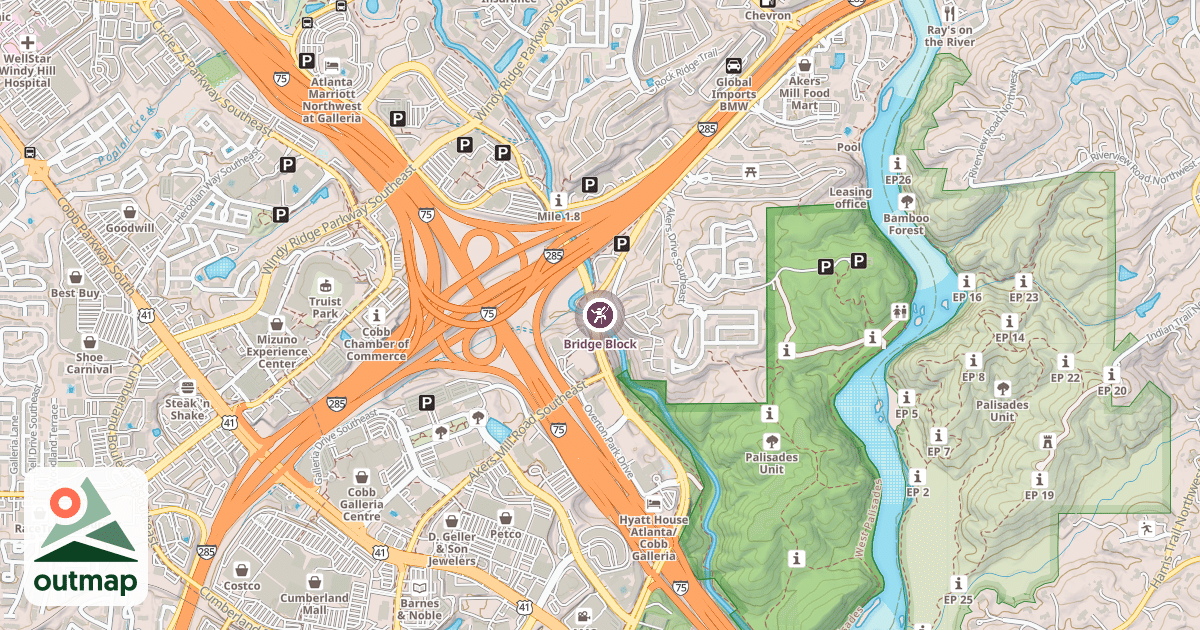 Map of Bridge Block