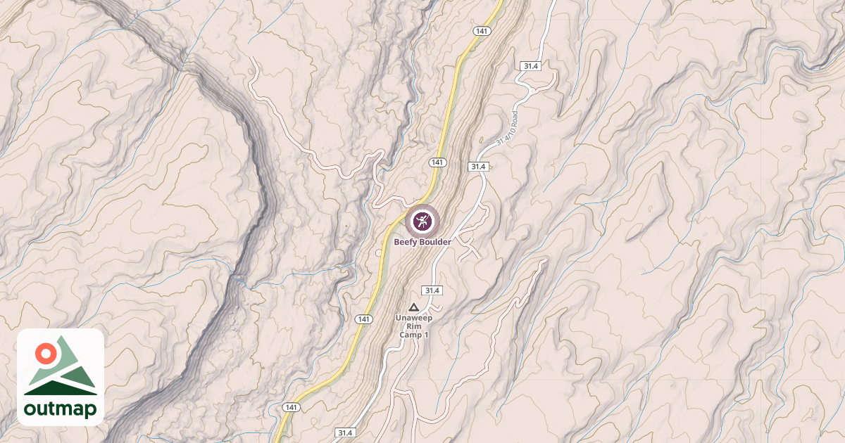 Map of Beefy Boulder