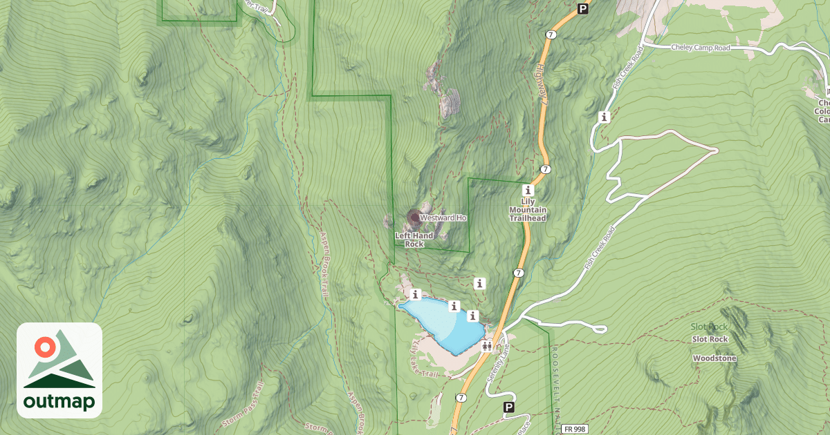 Map of Westward Ho
