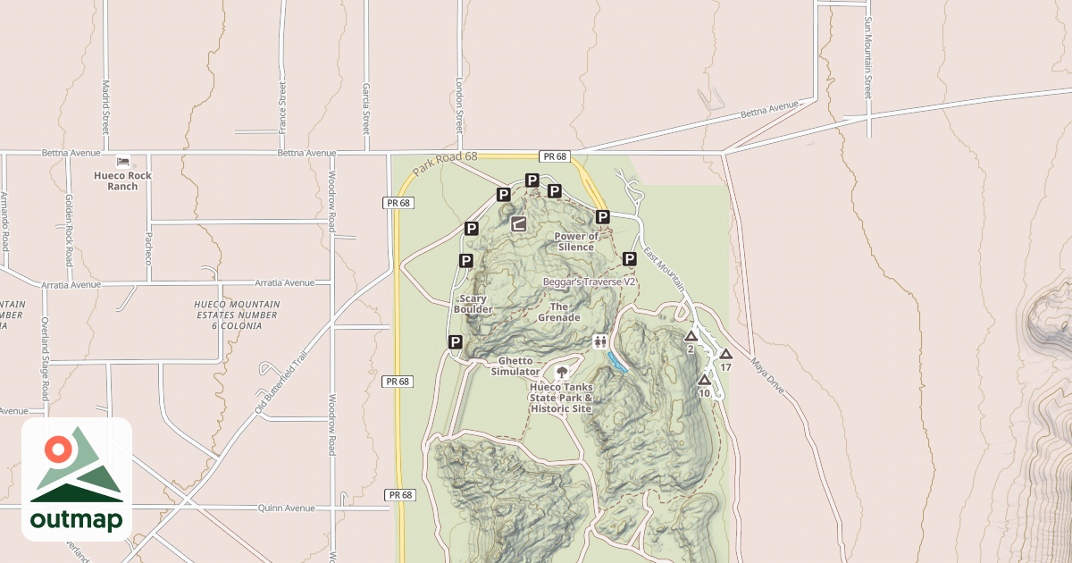 Map of Beggar’s Traverse