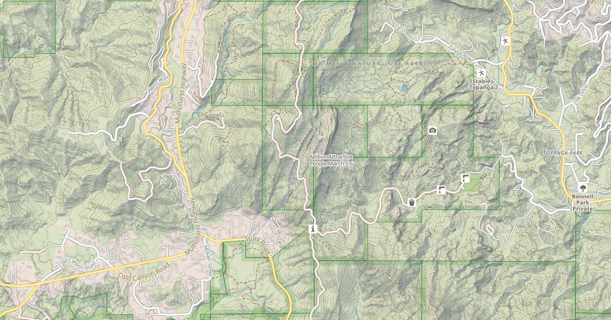 Map preview of Million Attractive People March