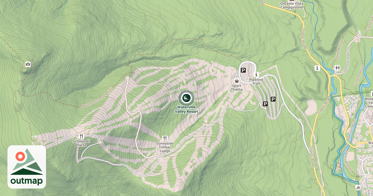 Map of Waterville Valley Resort