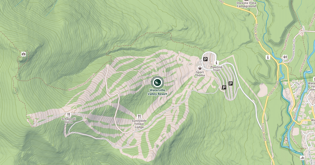 Map preview of Waterville Valley Resort