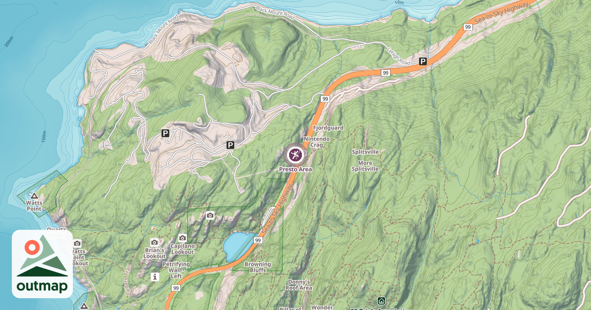 Map of Presto Area