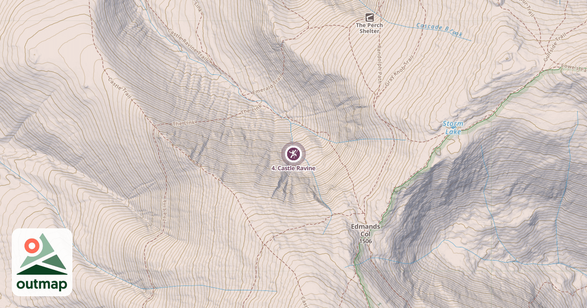 Map of 4. Castle Ravine
