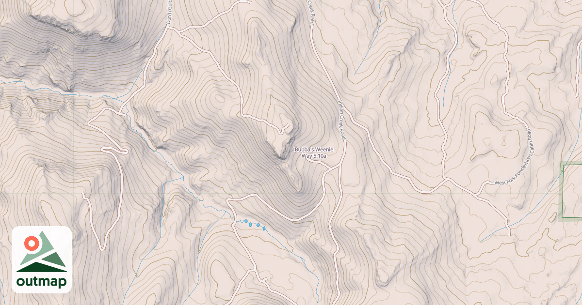 Map of Bubba's Weenie Way
