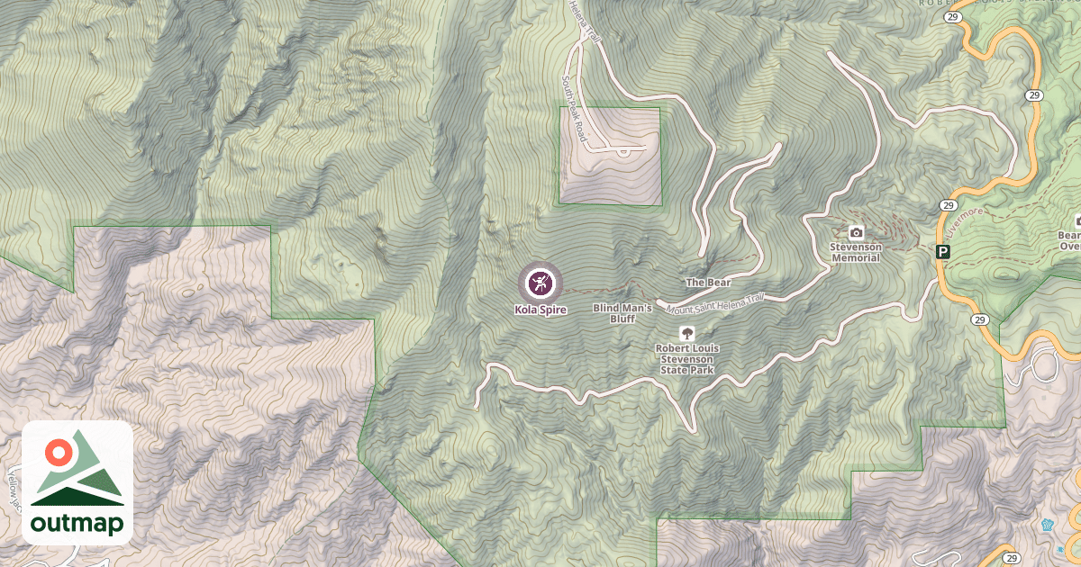 Map of Kola Spire