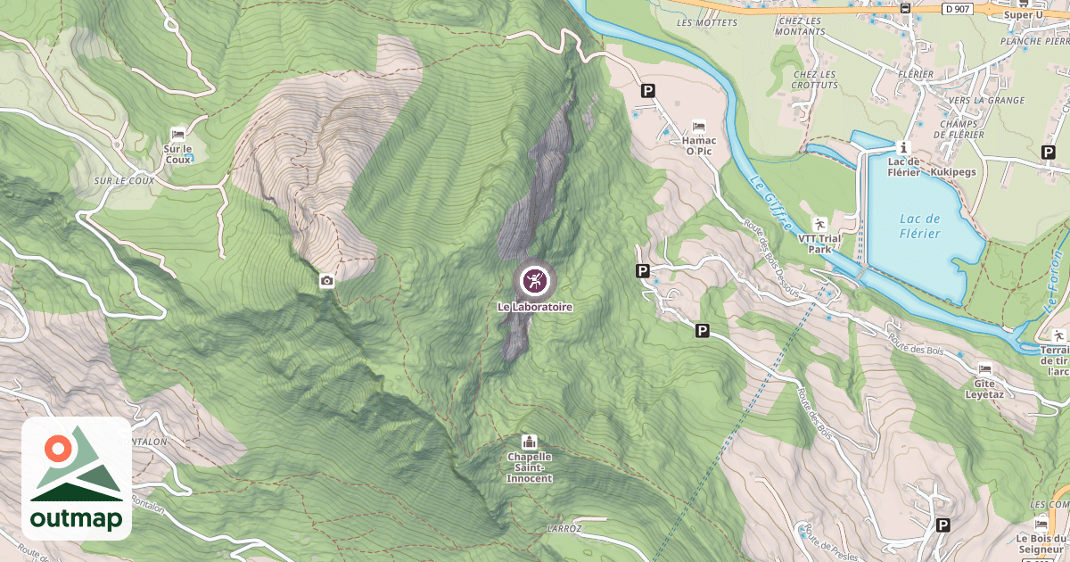 Map of Le Laboratoire