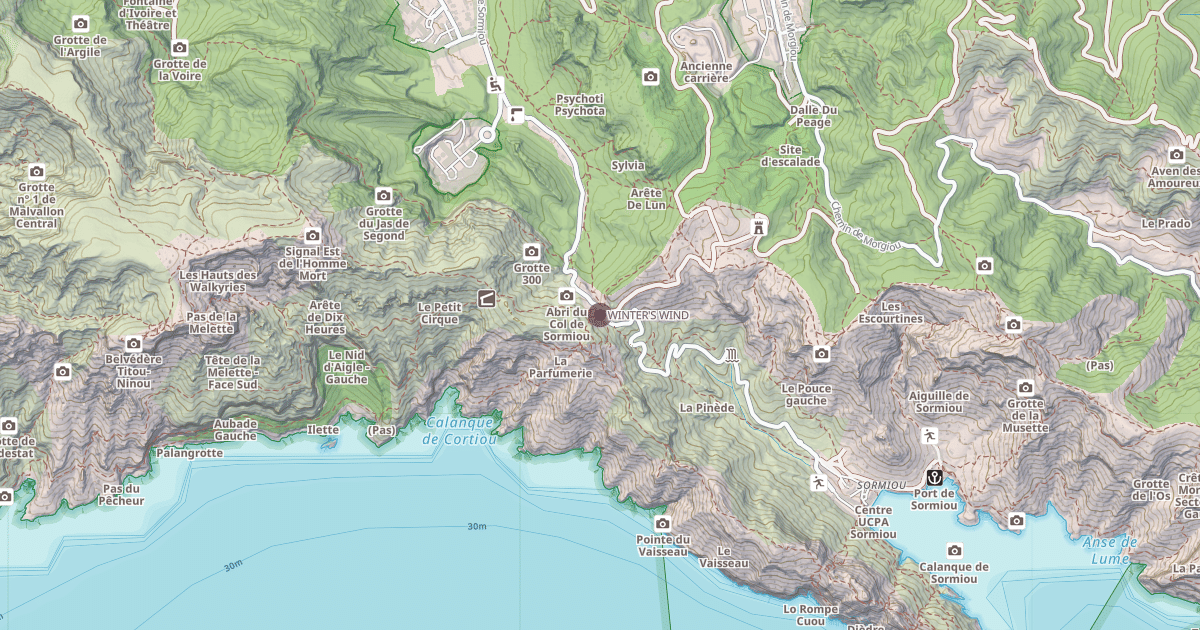 Map preview of WINTER'S WIND