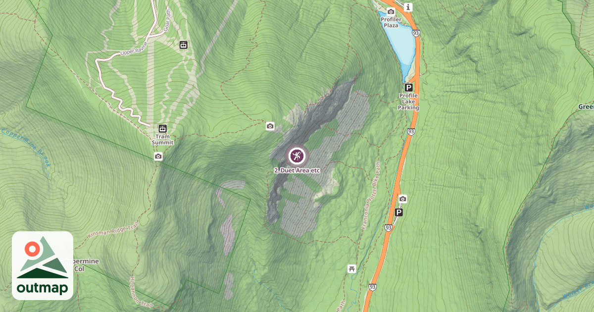 Map of 2. Duet Area etc