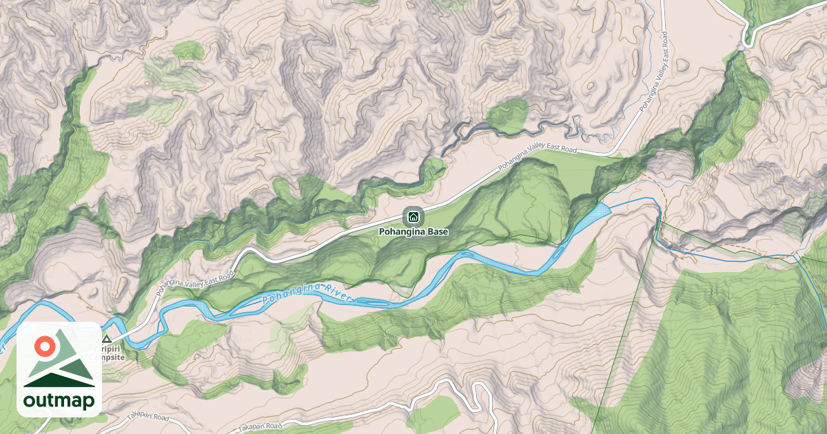 Map of Pohangina Base