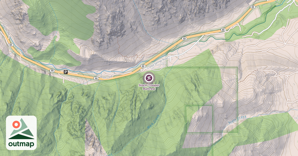 Map of Storm Trooper Buttress