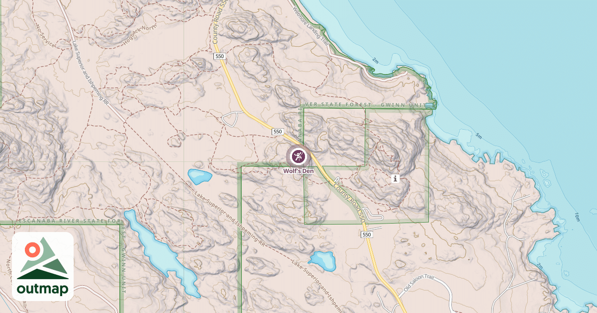 Map of Wolf's Den