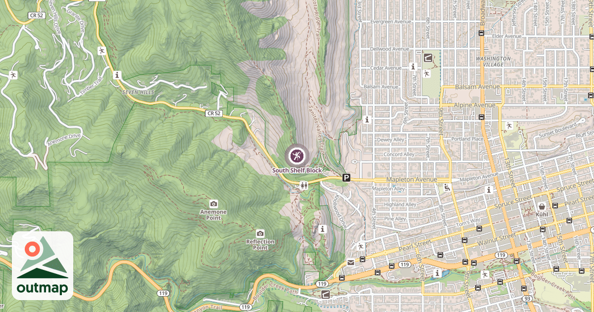 Map of South Shelf Block