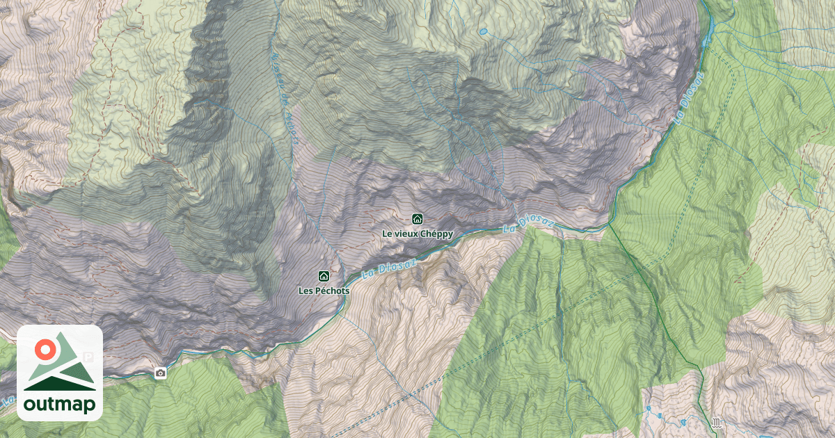 Map of Le vieux Chéppy