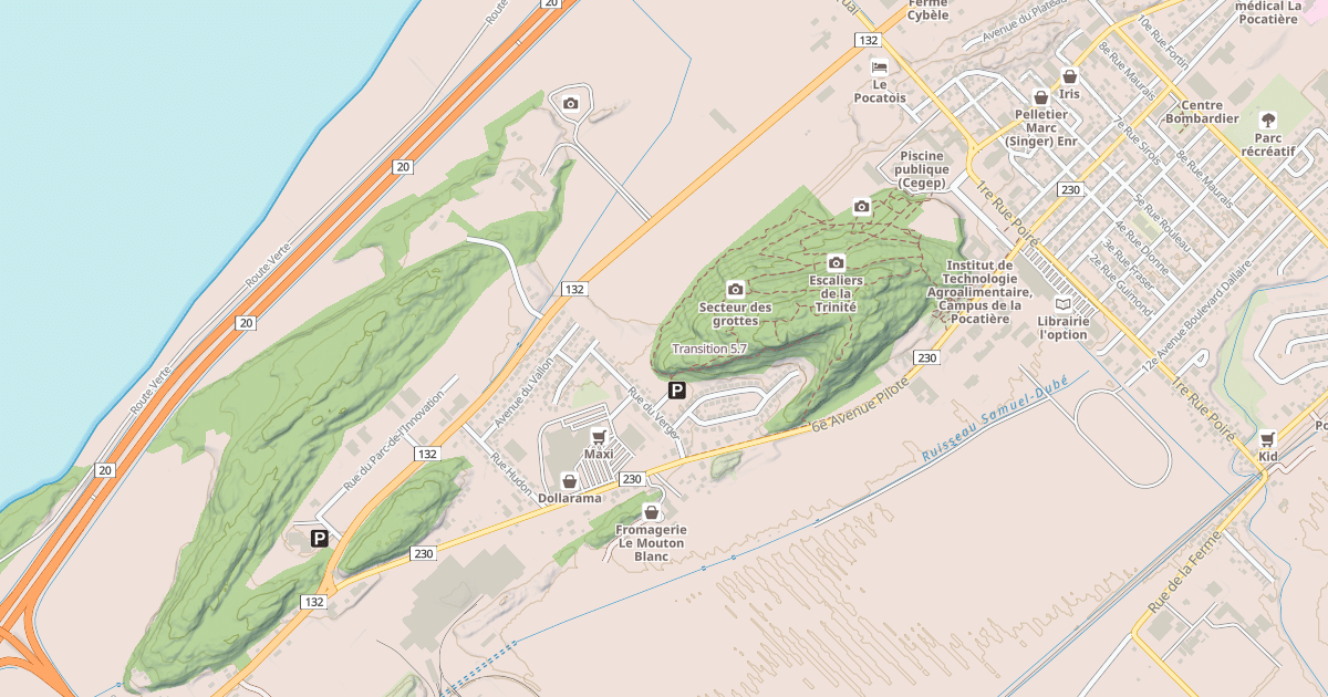 Map preview of Transition