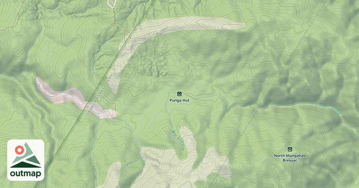 Map of Punga Hut