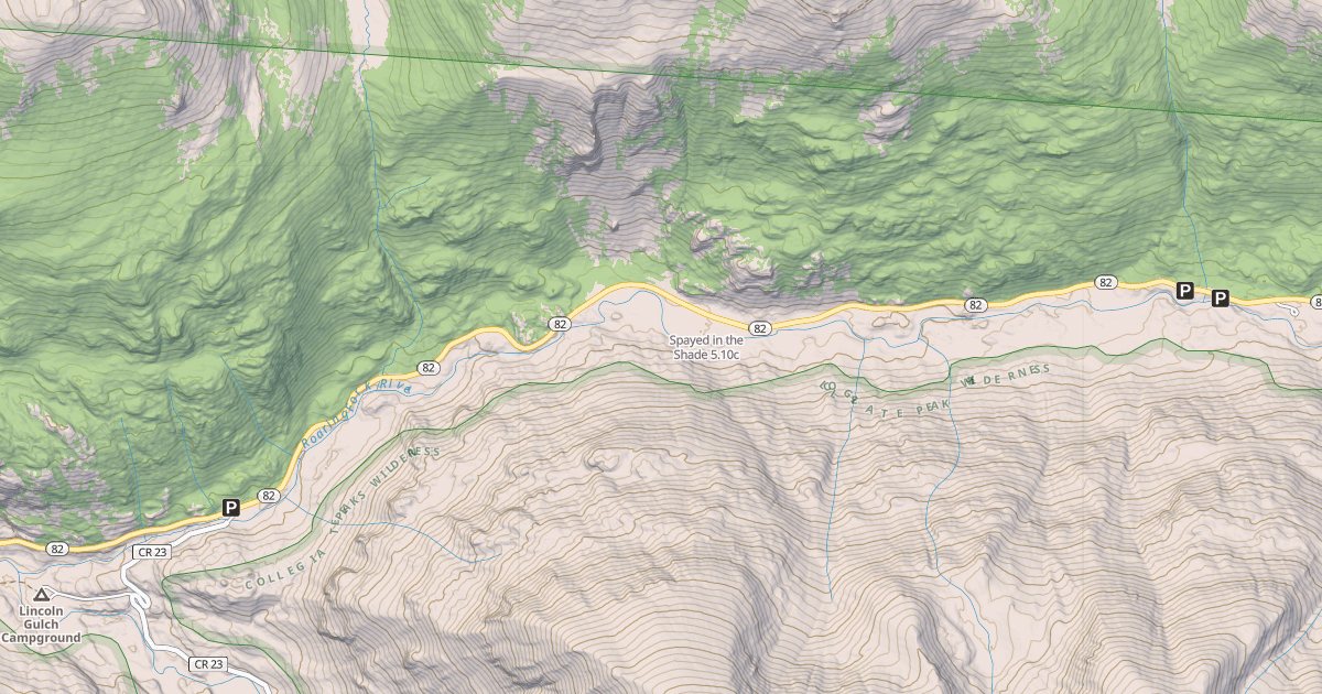 Map preview of Spayed in the Shade