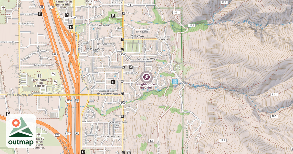 Map of Neighborhood Boulder