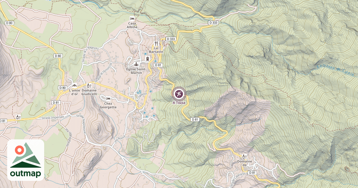 Map of A Tozza