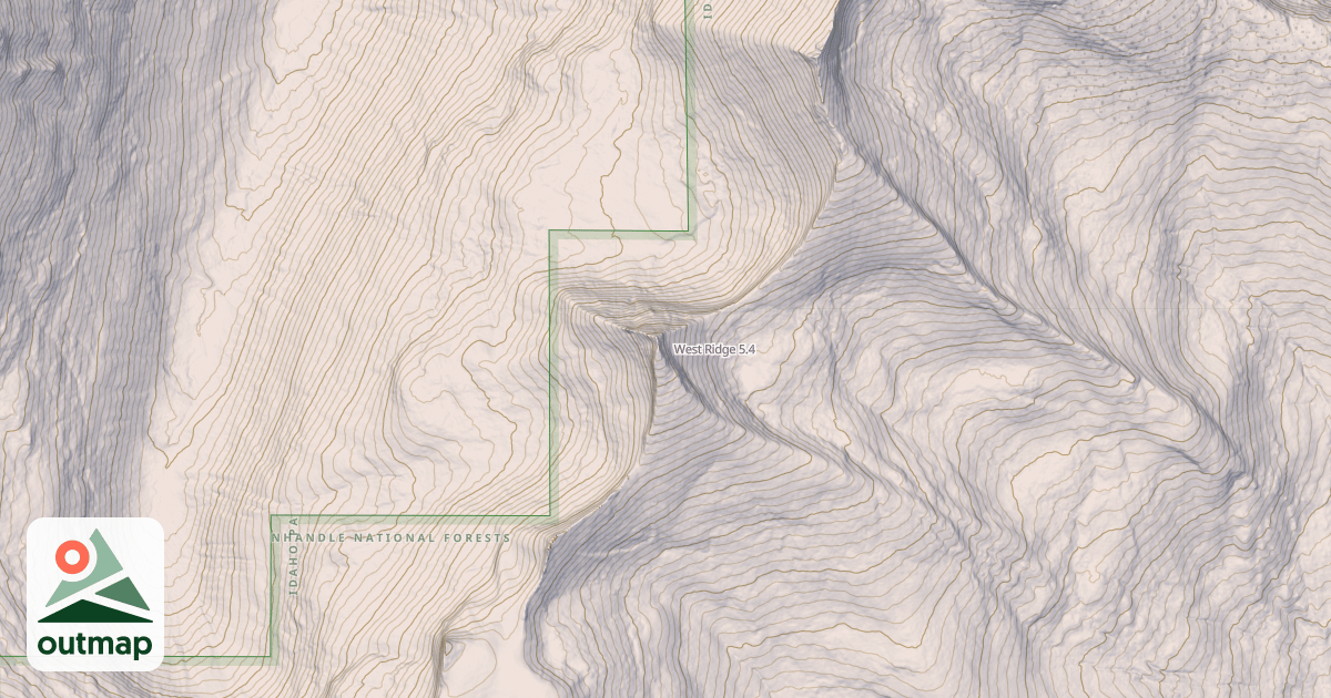 Map of West Ridge