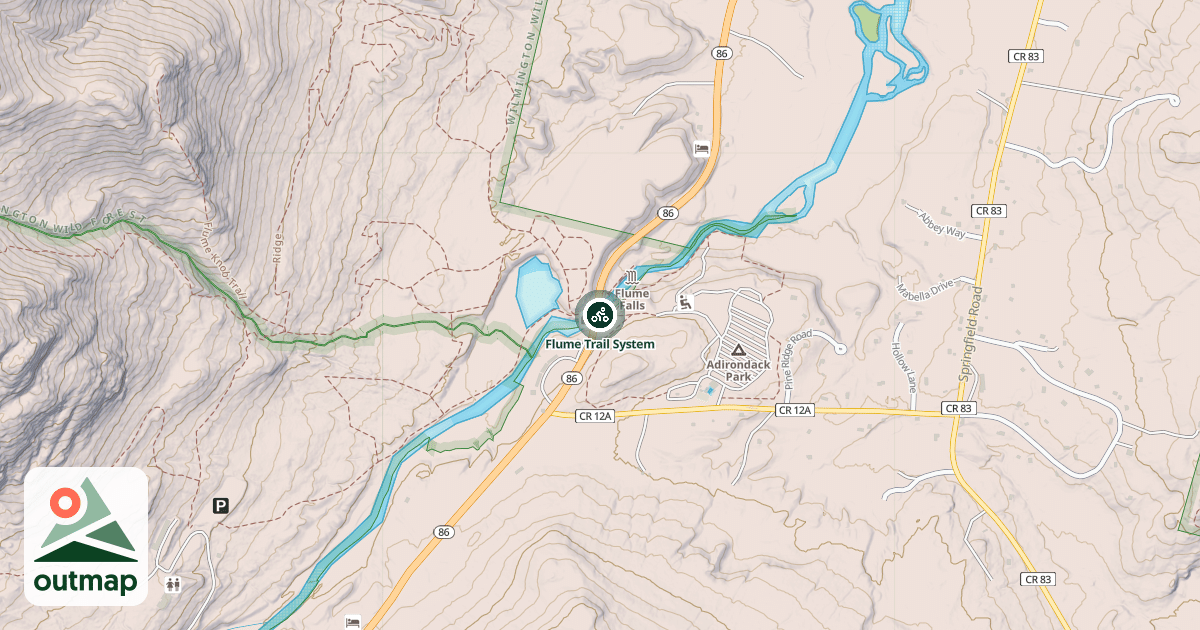 Map of Flume Trail System