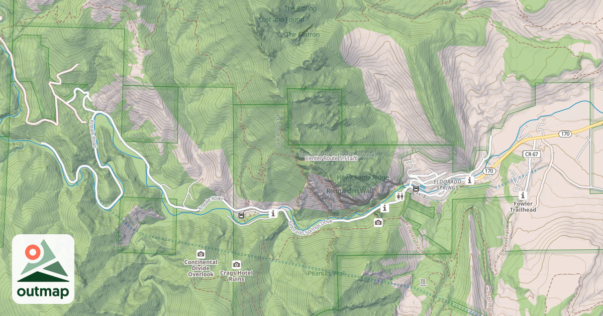 Map of Center Route