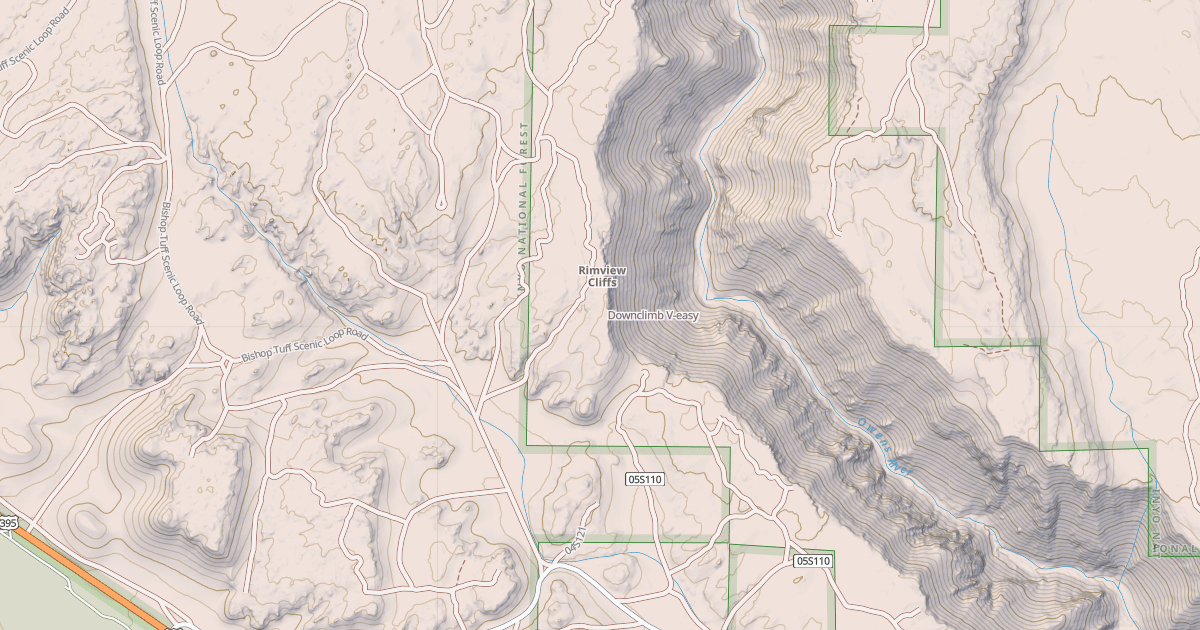 Map preview of Downclimb