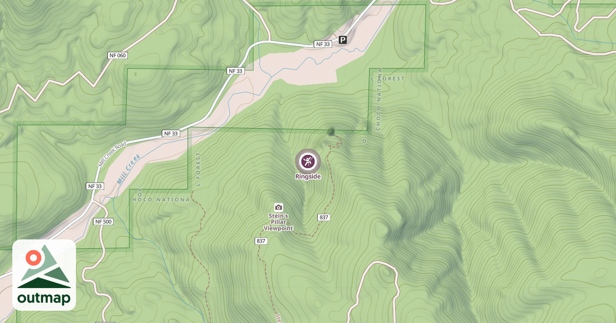 Map of Ringside