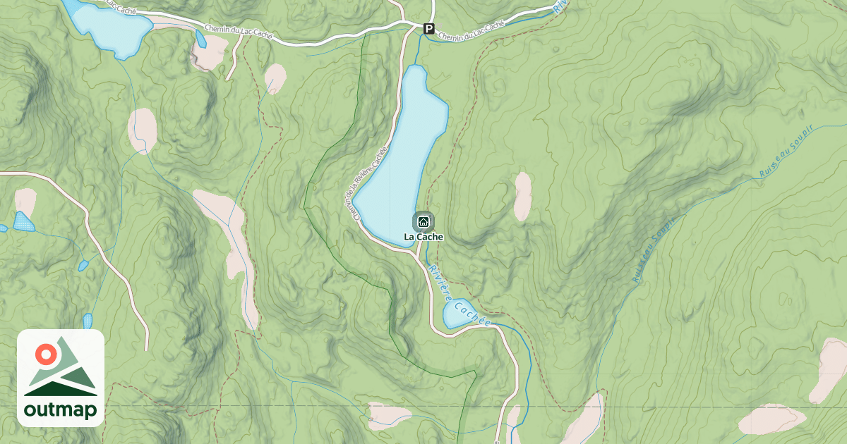 Map of La Cache