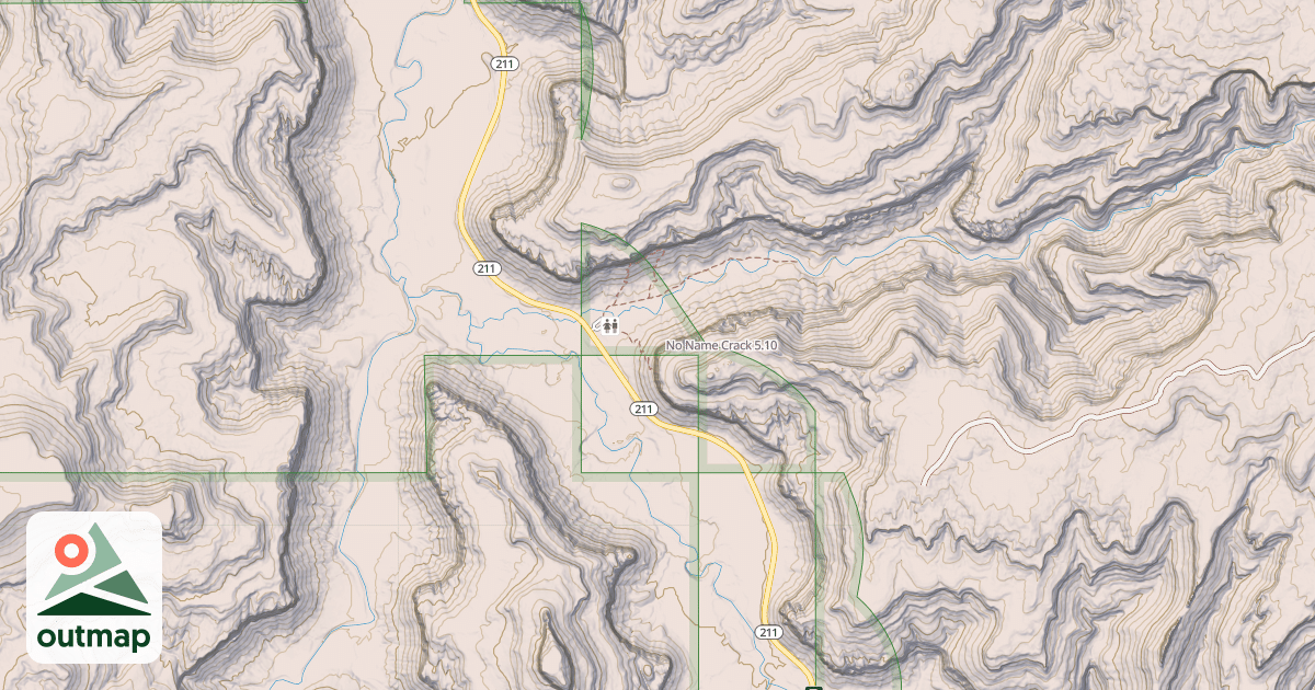 Map of No Name Crack