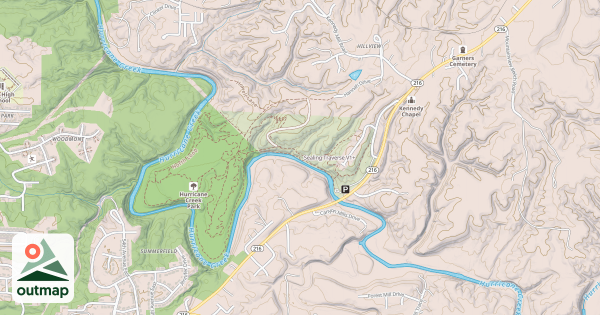 Map of Sealing Traverse