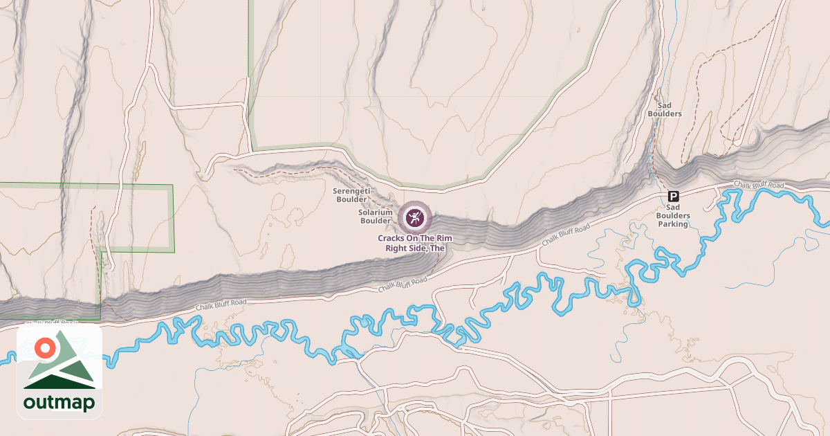 Map of Cracks On The Rim Right Side, The