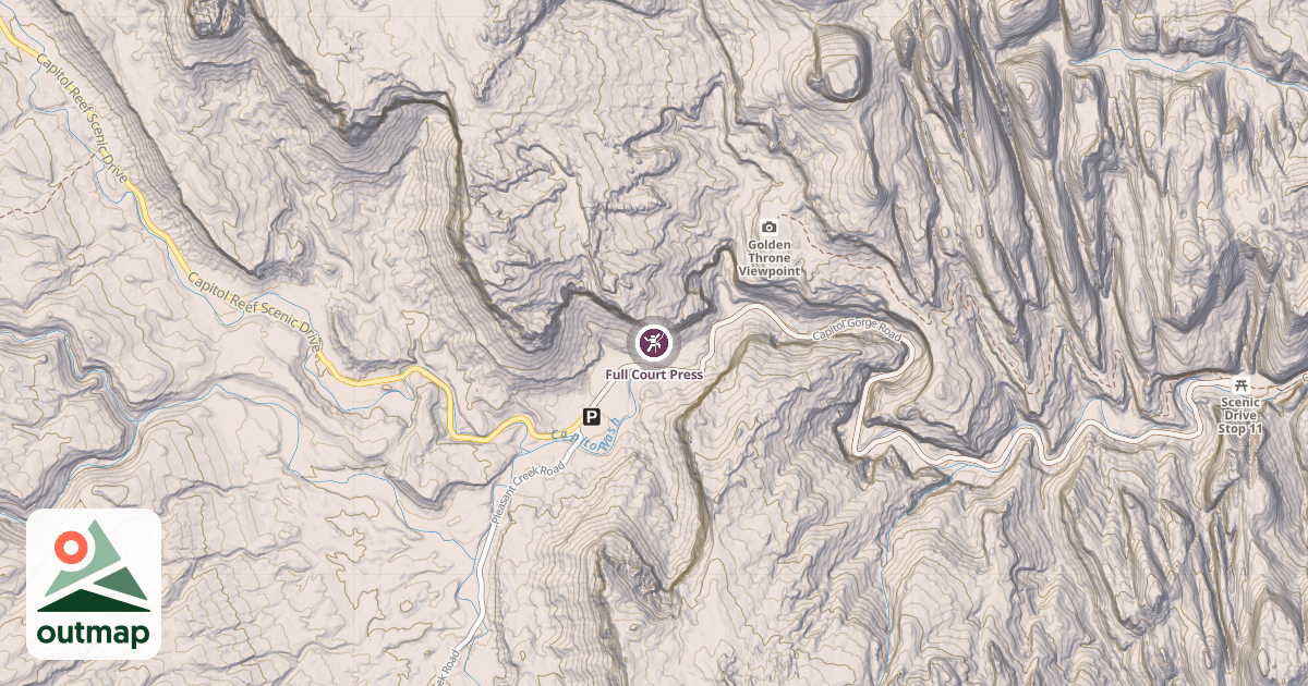 Map of Full Court Press