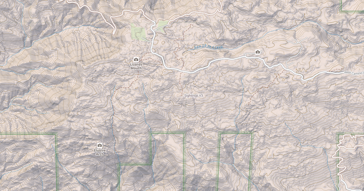 Map preview of Sightings