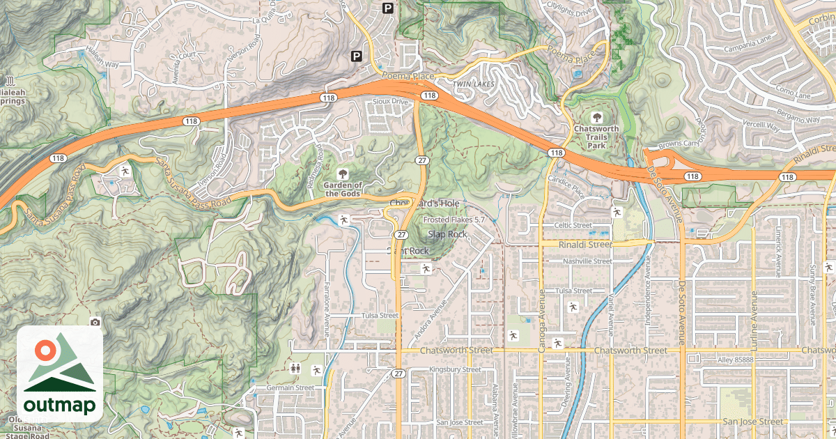 Map of Frosted Flakes